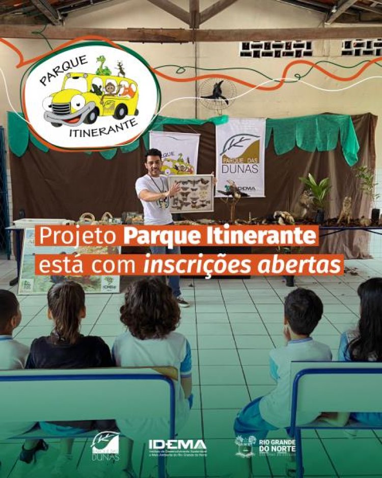Projeto Parque Itinerante está com inscrições abertas