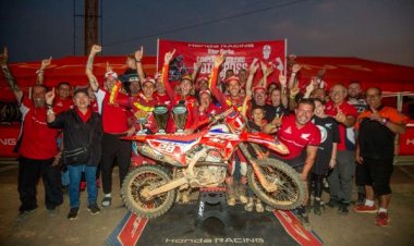 Vitor Borba, da Honda Racing, é campeão brasileiro de motocross da MX2 e faz história