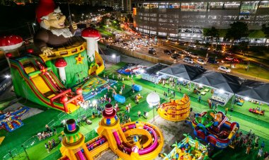 Natal recebe maior parque de infláveis do mundo