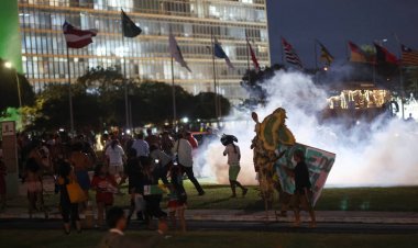 Nota do Cimi: povos indígenas recebem, mais uma vez, a resposta da repressão e das bombas de gás lacrimogêneo