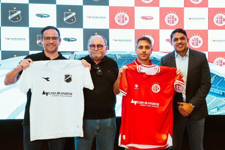 Casa de Apostas Arena das Dunas anuncia patrocínio para ABC e América