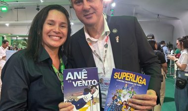 COP30: Ministro da Educação recebe HQs do SENAI-RN que incentivam jovens a conhecer energias renováveis