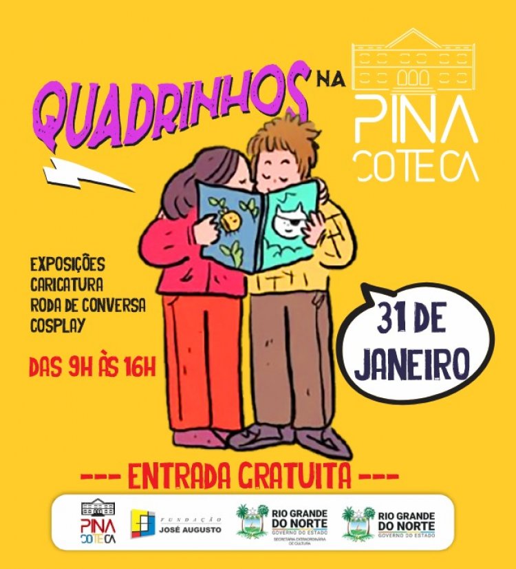 PRIMEIRA FEIRA DE QUADRINHOS DA PINACOTECA EM 202