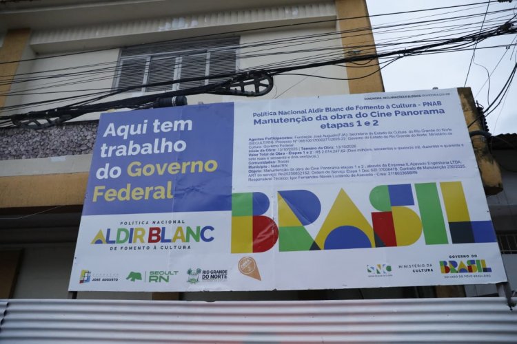 Obras de restauração do Cine Panorama entram na reta final